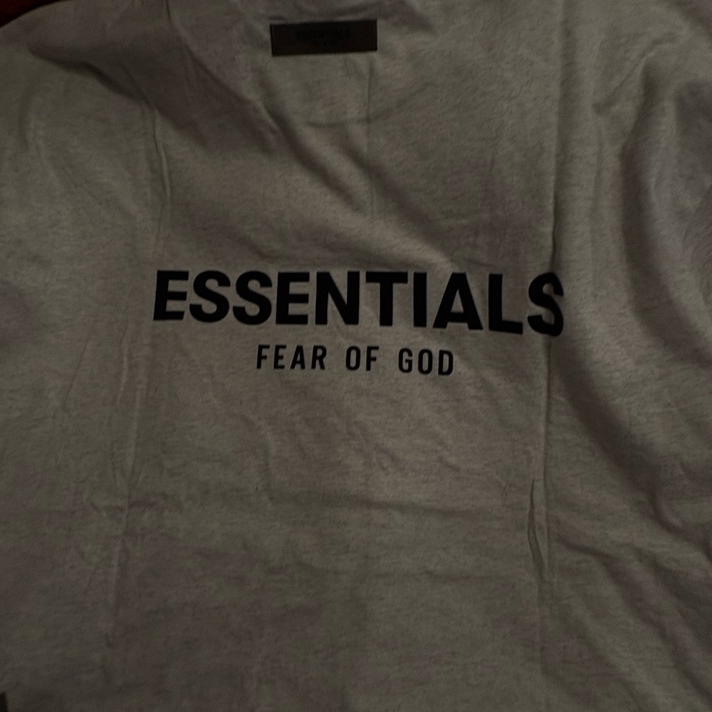 Essentials Gray Short Sleeve Tee